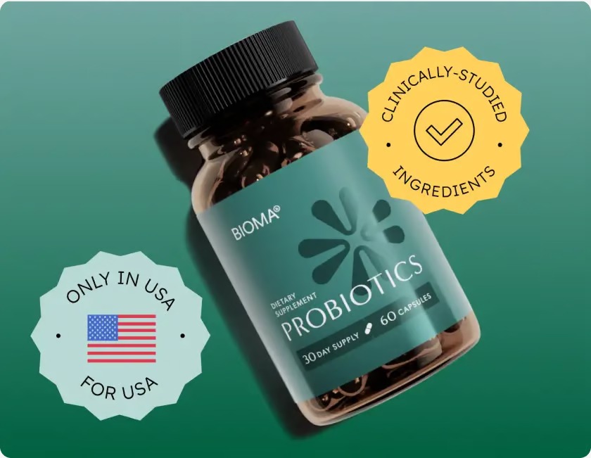 Bioma Probiotics | Natural Support for Digestion and Bloating – Pack of 1 - Image 4