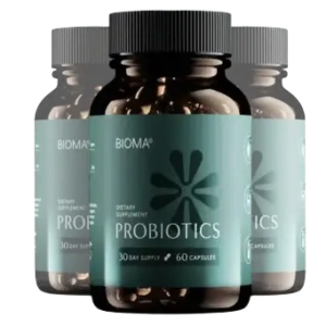 Bioma Probiotics | Natural Support for Digestion and Bloating – Pack of 3